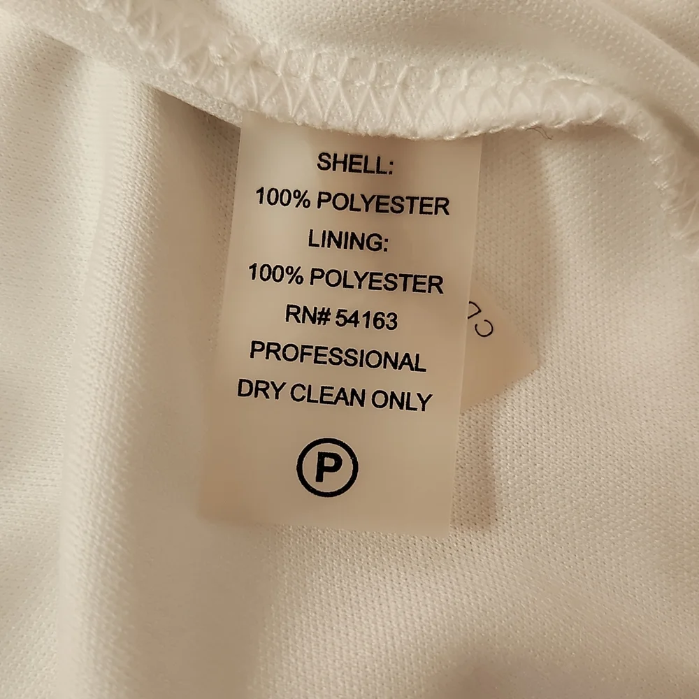 Calvin Klein, white floral, size 10 - Picture 6 of 7
